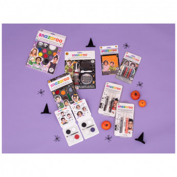 Набор красок для детского грима лица Snazaroo "Хэллоуин", 08 цветов, карт.коробка
