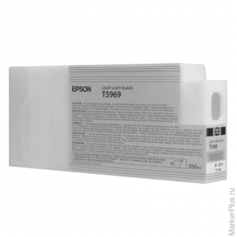 Картридж струйный для плоттера EPSON (C13T596900) Epson StylusPro 7890 и др., светло-серый, 350 мл, 