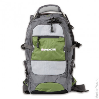 Рюкзак WENGER, универсальный, серо-зеленый, 22 литра, 23х18х47 см, 13024415