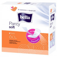 Прокладки женские гигиенические ежедневные bella PANTY Panty Soft,60шт/уп., 3 шт/в уп, комплект 60 шт