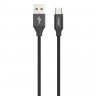 Кабель USB PERO DC-02 Type-C, 2А, 1м, черный