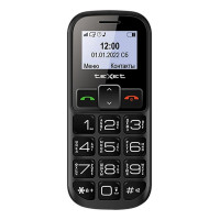 Мобильный телефон teXet TM-B322 цвет черный-красный