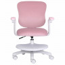 Кресло детское с подставкой для ног BRABIX "Sky MG-206", велюр, розовое, 533154