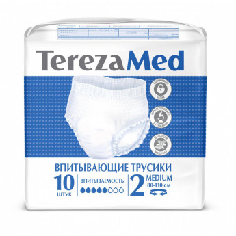 Трусы впитывающие TEREZA MED medium (№2) 10 шт/уп (90022)