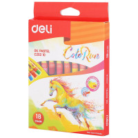 Пастель масляная Deli ColoRun 18 цв/наб EC20210 Пастель масляная Deli ColoRun 18 цв/наб EC20210