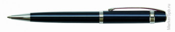 Ручка шариковая "Velvet Classic" синяя, 0,7мм, корпус черный, механизм поворотный, инд. упак.