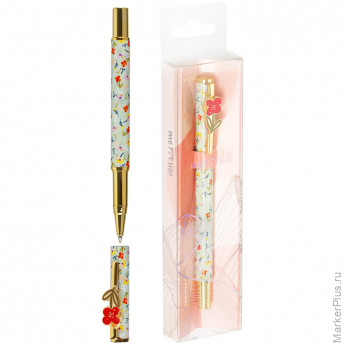 Ручка шариковая MESHU "Bloom" синяя, 1,0мм