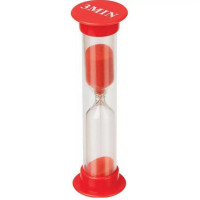 Часы песочные лабораторные стекло/пластик на 3 минуты Eximlab