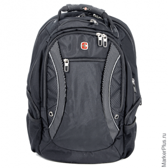 Рюкзак WENGER, универсальный, черно-серый, 40 литров, 33х26х47 см, 1155215