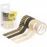 Набор клейких декоративных лент MESHU 'Golden shine', 4шт