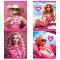 Тетрадь 80л., А5, клетка BG 'Glamorous collection', глянцевая ламинация