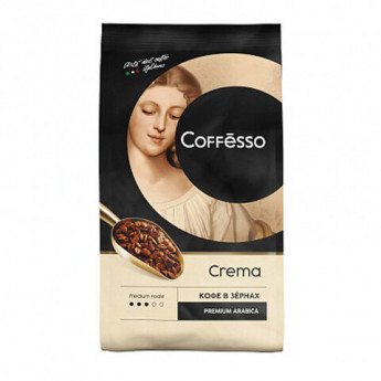 Кофе в зернах COFFESSO 'Crema', 1000 г, вакуумная упаковка, 101214
