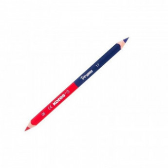 Карандаши цветные 2цв 3-гран,двустор Kores JUMBO 94851