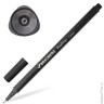 Ручка капиллярная "Aero", 0,4 мм, металлический наконечник, трехгранная, BRAUBERG, черная, 142252