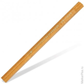 Карандаш столярный КРАСИН, 1 шт., для уроков труда, прямоугольный, 177 мм, С-124
