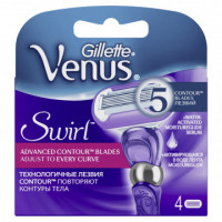 Сменные кассеты для бритья Gillette Venus Swirl, 4 шт.