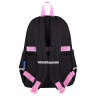 Рюкзак BRAUBERG PASTEL с термонашивками в комплекте, "Black kitty", черный, 40х29х14 см, 273128