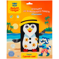 Набор для творчества Мульти-Пульти - Игрушка из бумажного пакета "Пингвин"
