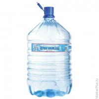 Вода негазированная питьевая "ЧЕРНОГОЛОВСКАЯ", 19 л, одноразовая пластиковая бутыль