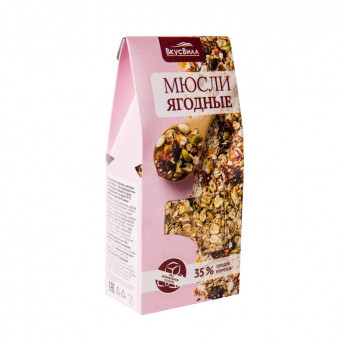 Мюсли Вкусвилл Ягодные, 300г