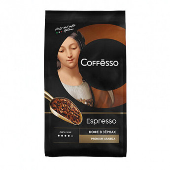 Кофе в зернах COFFESSO 'Espresso Superiore', 1000 г, вакуумная упаковка, 101215