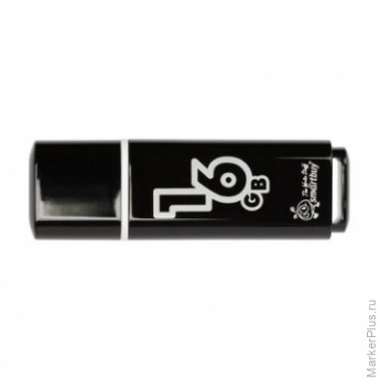 Флеш-память Smartbuy 16GB Glossy series Black