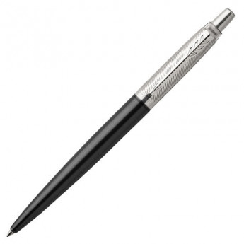 Ручка подарочная гелевая PARKER Jotter Premium Tower Grey Diagonal CT, черн.корпус, черная, 2020644