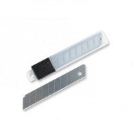 Лезвие запасное для ножей Attache 18мм 10шт./уп.пластиковый футляр, комплект 10 шт