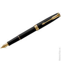 Ручка перьевая Parker 'Sonnet Matte Black GT' 0,8мм, подар. уп.