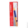Ручка гелевая STABILO "PointVisco", корпус сине-оранжевый, толщина письма 0,5 мм, синяя, 1099/41