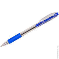 Ручка шариковая автоматическая Luxor "Sprint" синяя, 1,0мм, грип 50 шт/в уп