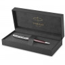 Ручка шариковая Parker 'Sonnet Metal & Red Lacquer СT' черная, 1,0мм, поворот., подарочная упаковка