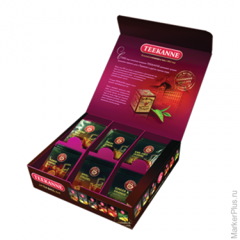 Чай TEEKANNE (Тикане), набор 6 вкусов, ассорти "Assorted Box", 24 пакетика