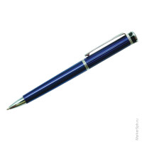 Ручка шариковая "Velvet Premium" синяя, 0,7мм, корпус синий, механизм поворотный, инд. упак. 2 шт/в уп