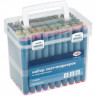 Набор двусторонних маркеров для скетчинга Гамма "Студия" 60цв., основные цвета, корпус трехгранный, пулевид./клиновид. наконечники, пласт.кейс Набор двусторонних маркеров для скетчинга Гамма "Студия" 60цв., основные цвета, корпус трехгранный, пулевид./клиновид. наконечники, пласт.кейс