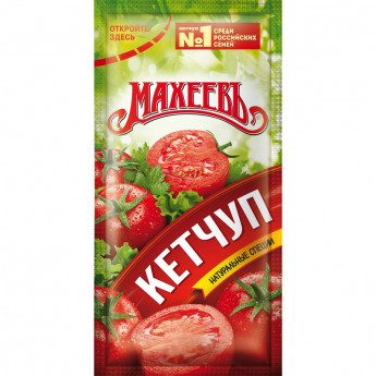 Кетчуп Махеевъ Томатный, 10гx60 шт, комплект 60 шт