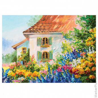 Пазл 1000 эл. ТРИ СОВЫ "Дом в цветочном саду"