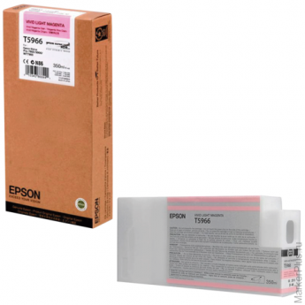 Картридж струйный для плоттера EPSON (C13T596600) Epson StylusPro 7890 и др., светло-пурпурный, 350 