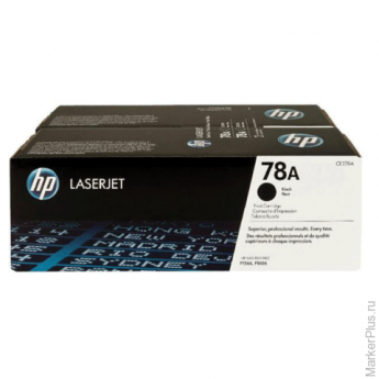 Картридж лазерный HP (CE278AF) LaserJet P1566/1606DN и др., №78А, комплект 2 шт., оригинальный, ресу, комплект 2 шт