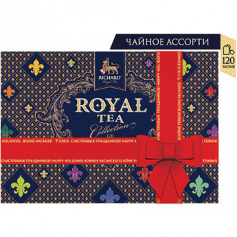 Чай RICHARD 'Royal Tea Collection' ассорти 15 вкусов, НАБОР 120 пакетиков, 100839