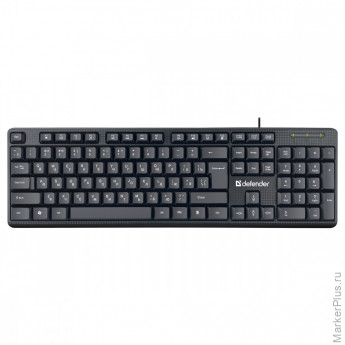Клавиатура Defender Daily HB-162, USB, черный