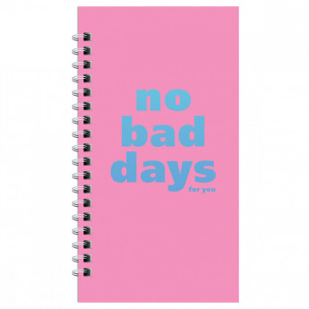 Записная книжка 95*175мм 96л. MESHU 'No bad days', матовая ламинация, выборочный УФ-лак