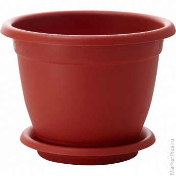 Горшок для цветов Борнео D 290 mm, 7,8л терракотовый ING42029FТР
