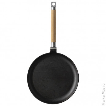 Сковорода блинная чугунная 22 см со съемной ручкой (подходит для индукции), ГАРДАРИКА, 0822