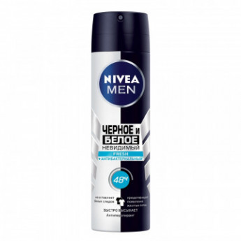 Дезодорант спрей Nivea Невидимый для черного и белого Fresh 150мл 85974