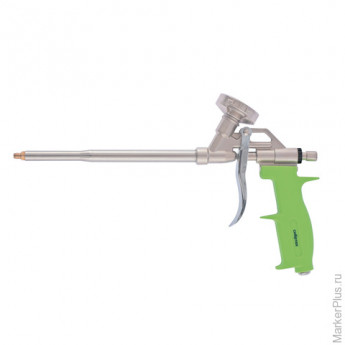 Пистолет для монтажной пены СИБРТЕХ "Мастер", корпус металл/пластик, облегченная рукоятка, 88677