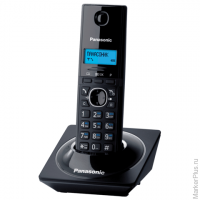 Радиотелефон PANASONIC KX-TG1711RUB, память на 50 номеров, АОН, повтор, часы/будильник (радиус 10-10