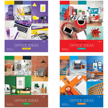 Тетрадь 48л., А5, клетка ArtSpace "Офис. Сolorful ideas", Ассорти ассорти