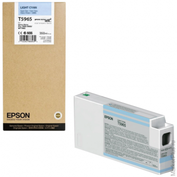 Картридж струйный для плоттера EPSON (C13T596500) Epson StylusPro 7890 и др., светло-голубой, 350 мл