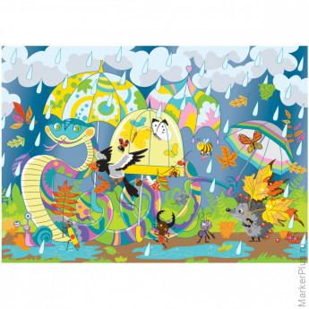 Пазл с заданием 260 эл. ТРИ СОВЫ "Летний дождь" Пазл с заданием 260 эл. ТРИ СОВЫ "Летний дождь"